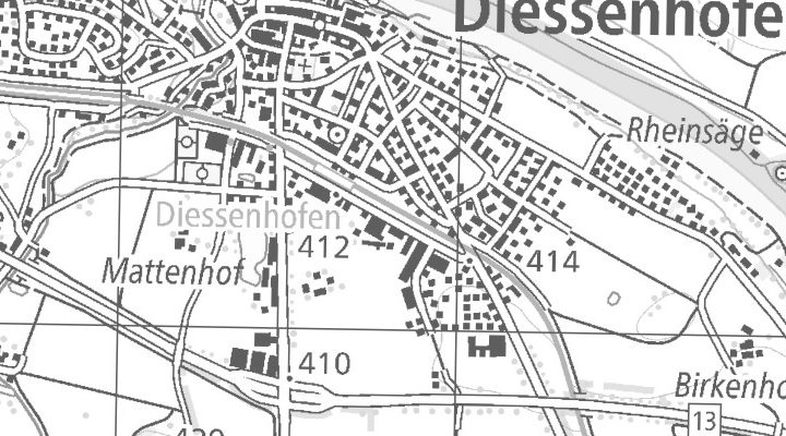 Kartenausschnitt: Grossholzstrasse 20, 8253 Diessenhofen