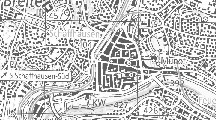 Kartenausschnitt: Fronwagplatz 7, 8200 Schaffhausen