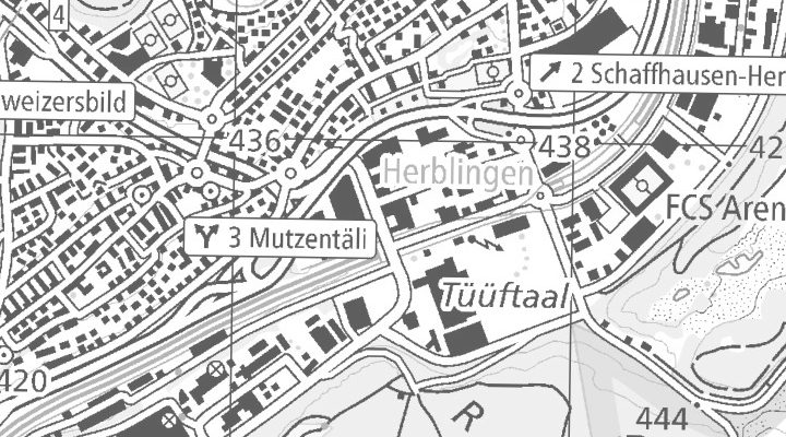 Kartenausschnitt: Ebnatstrasse 160, 8207 Schaffhausen