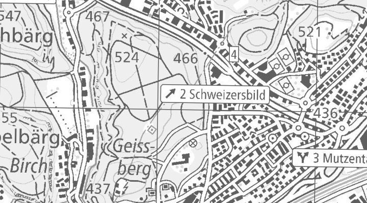 Kartenausschnitt: Kanton Schaffhausen