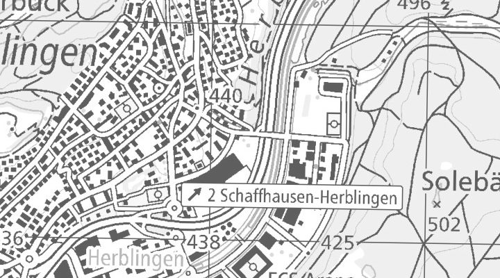 Kartenausschnitt: Neutalstrasse 48, 8207 Schaffhausen