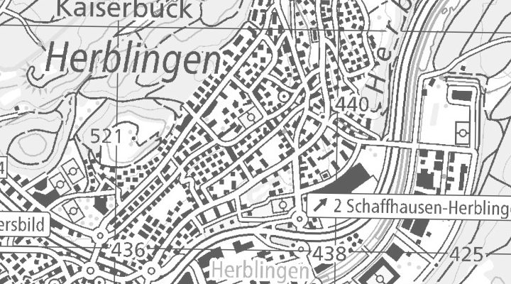 Kartenausschnitt: Schweizersbildstrasse 61, 8207 Schaffhausen